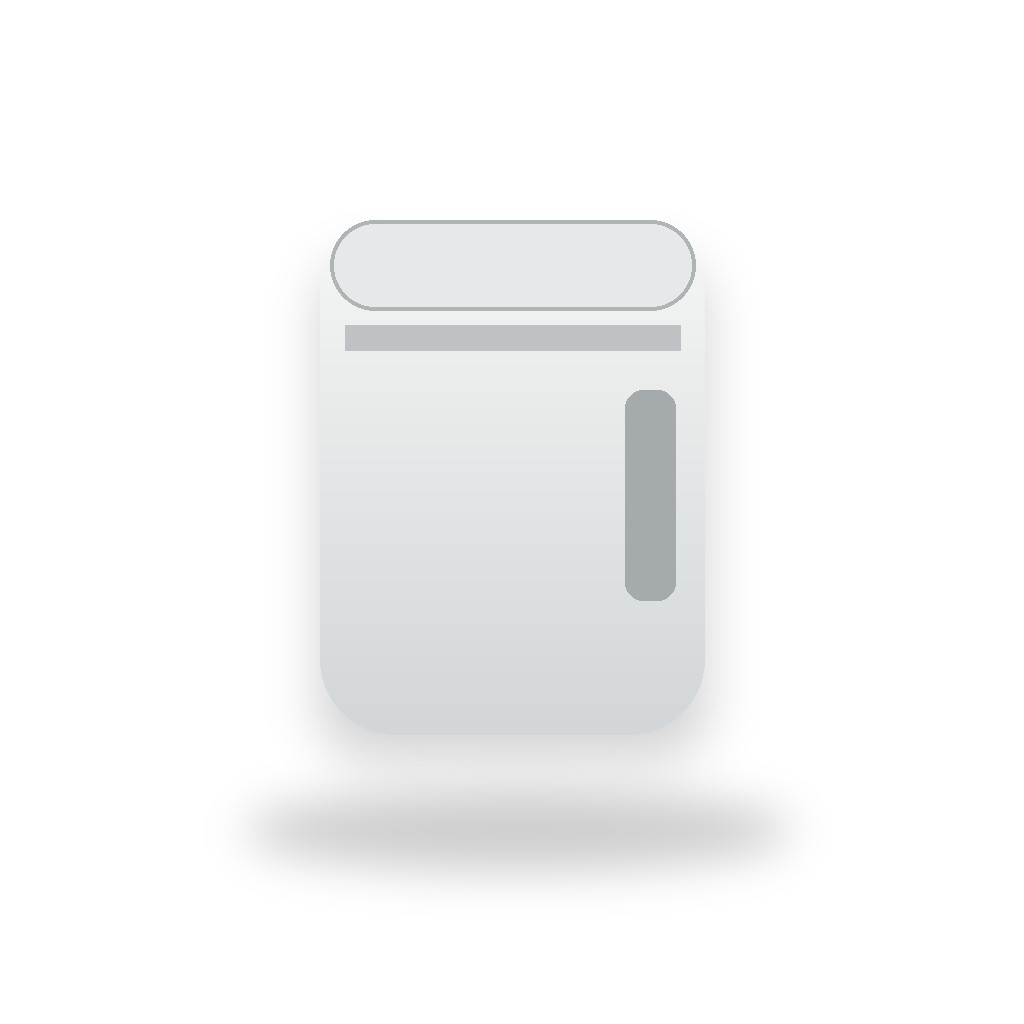 Illustrative image of a steel diaper pail