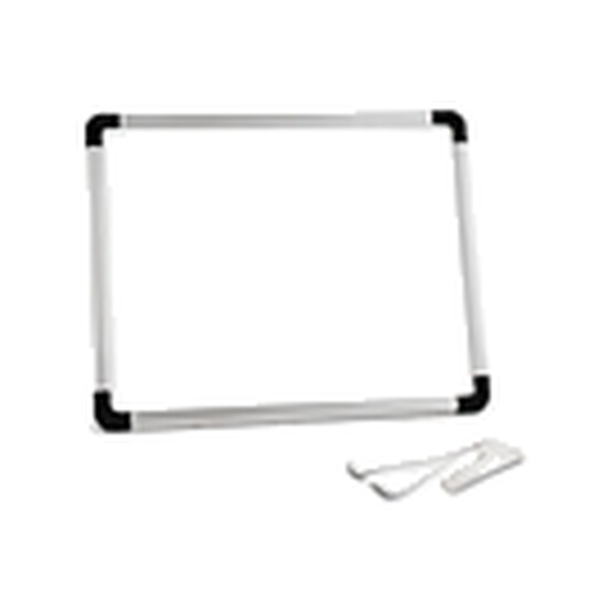 Illustrative image of a small dry erase board with eraser