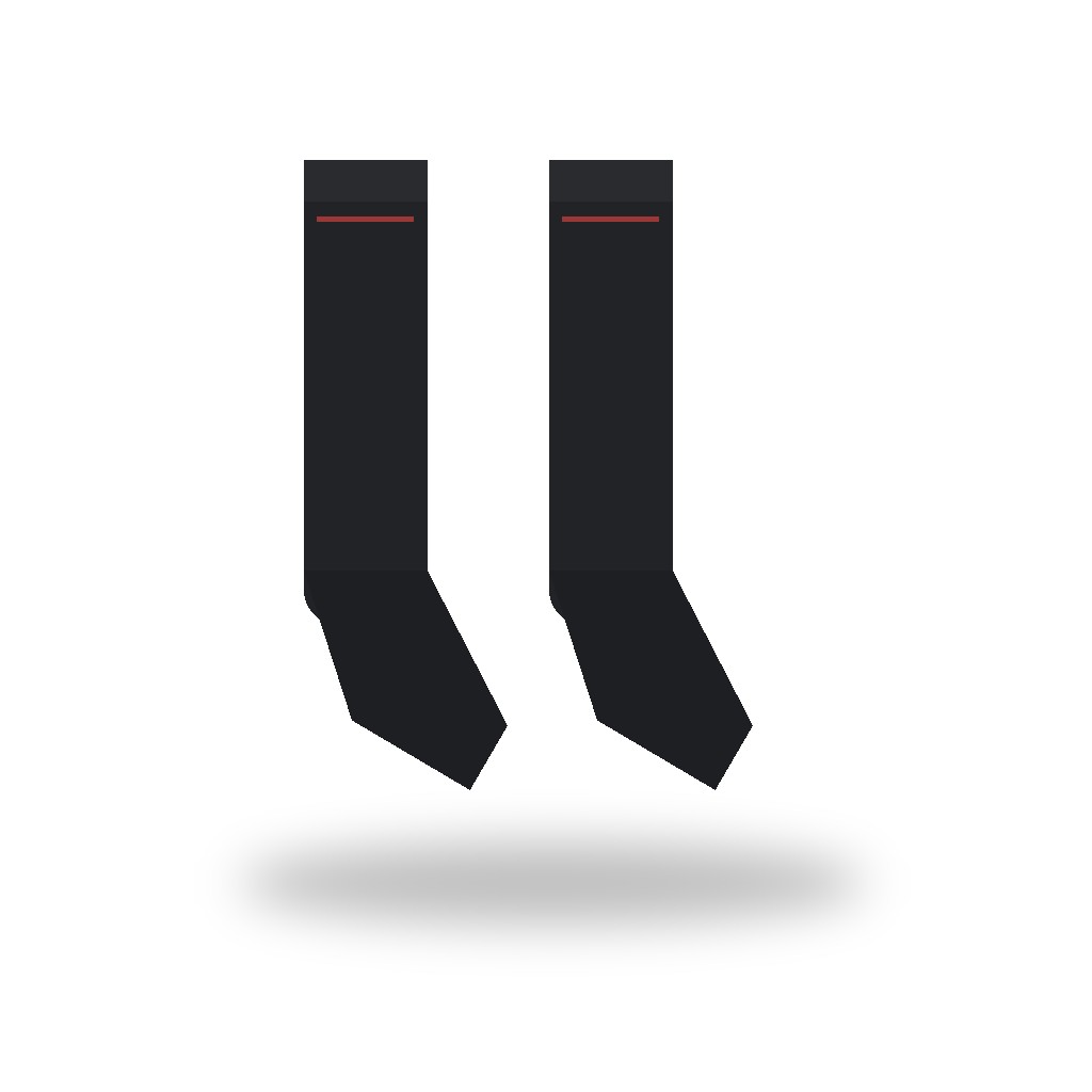 Illustrative image of knee-high compression socks