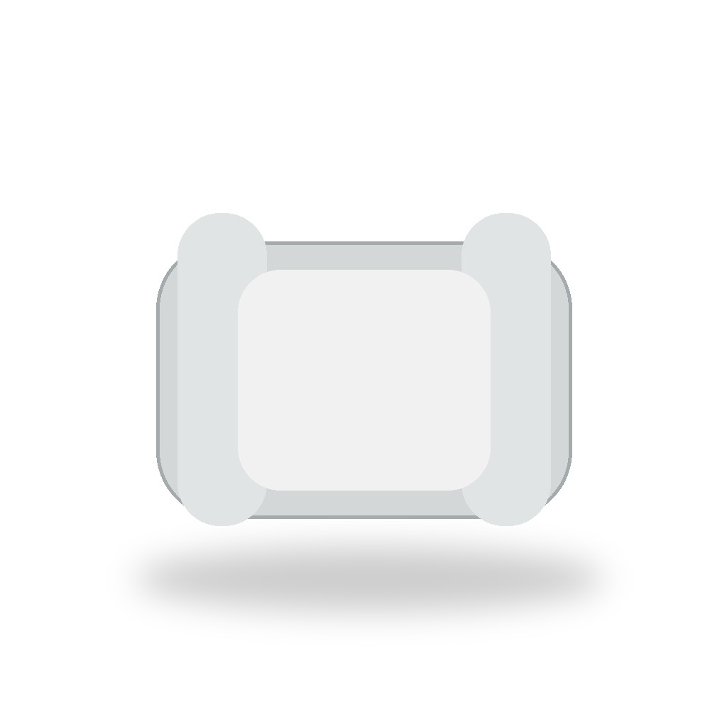 Illustrative image of a contoured changing pad