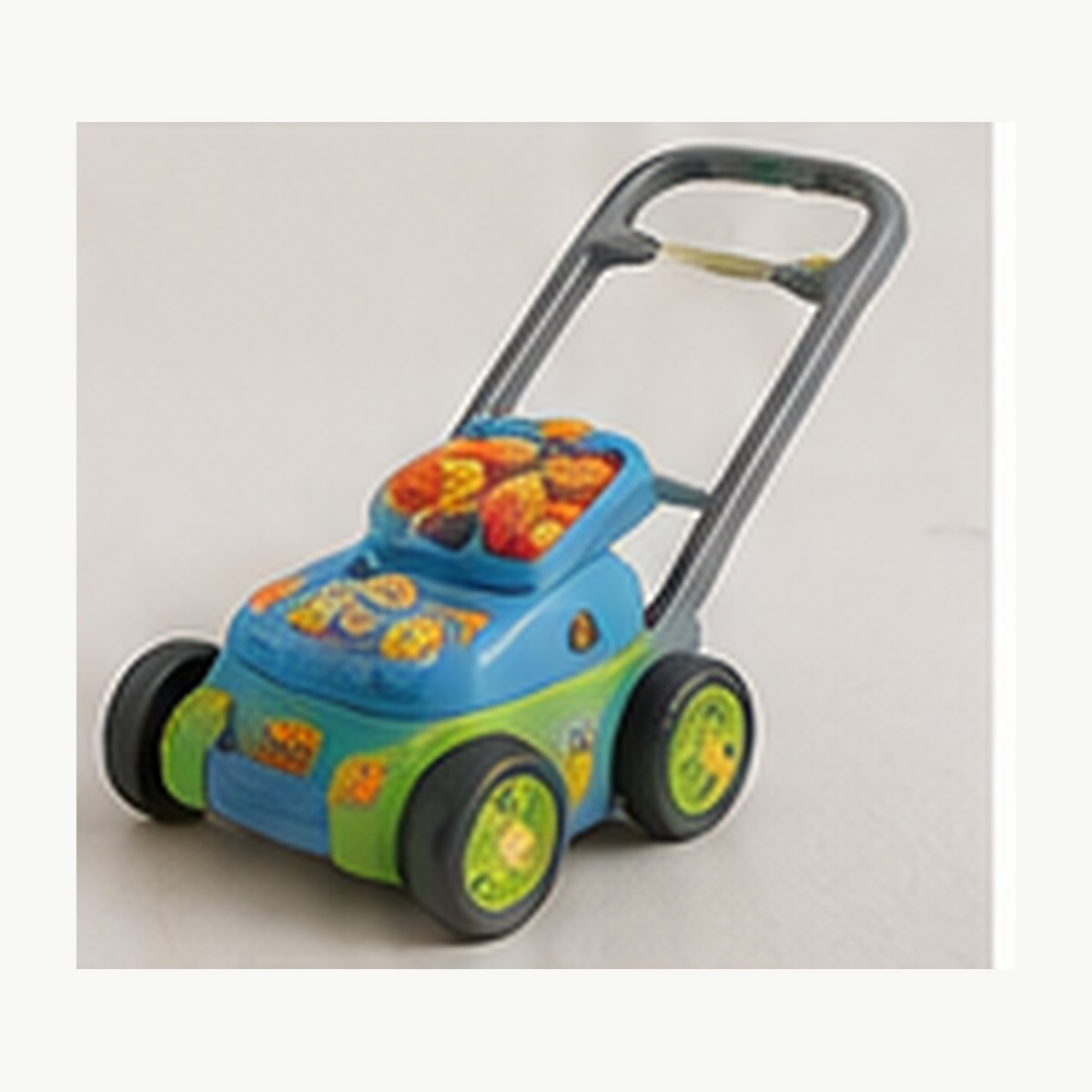 Illustrative image of a toddler push lawn mower toy