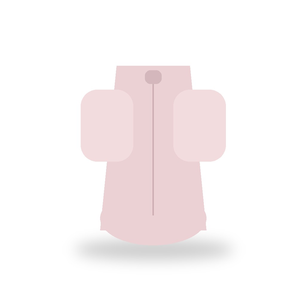 Illustrative image of a newborn swaddle wearable blanket