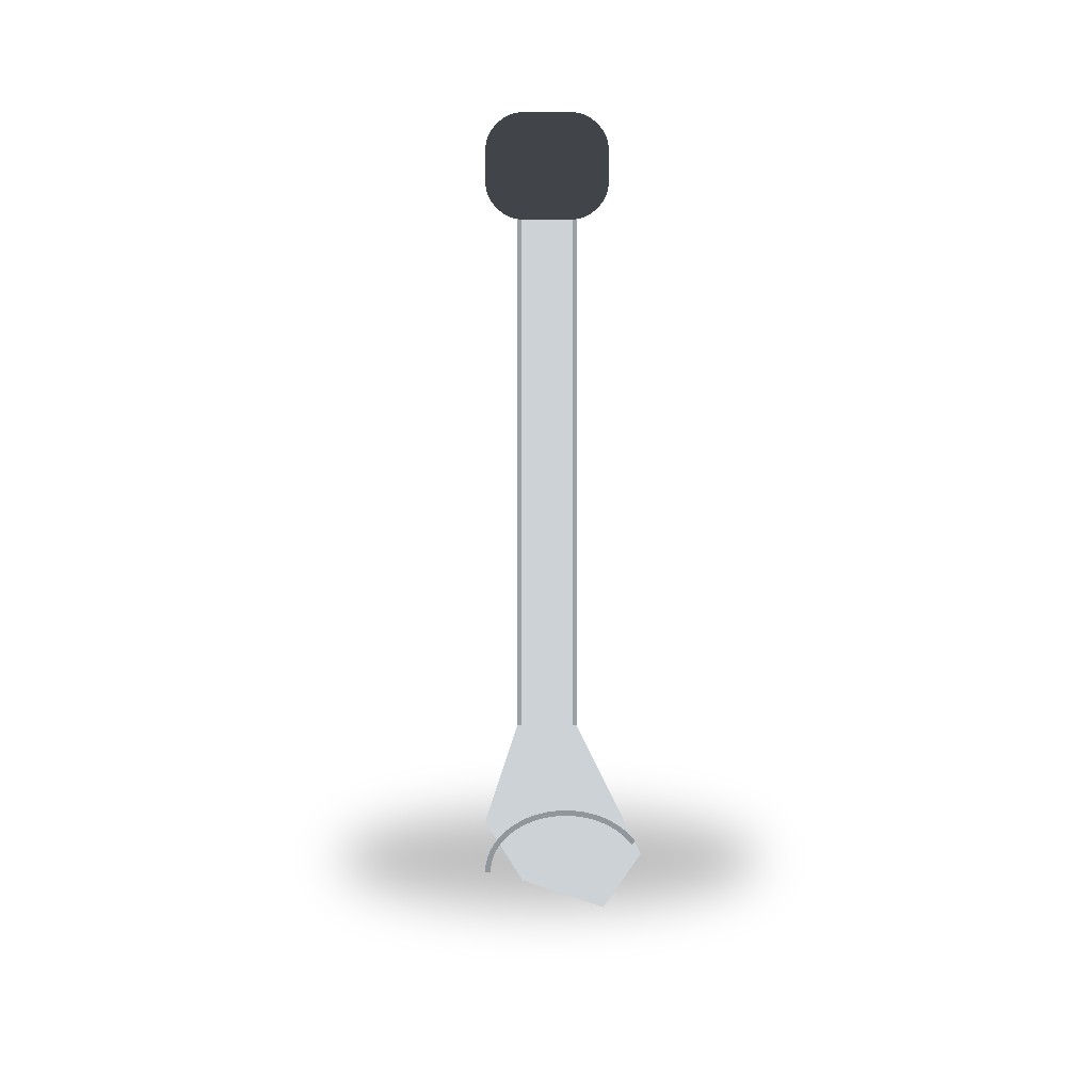 Illustrative image of a long-handled shoehorn