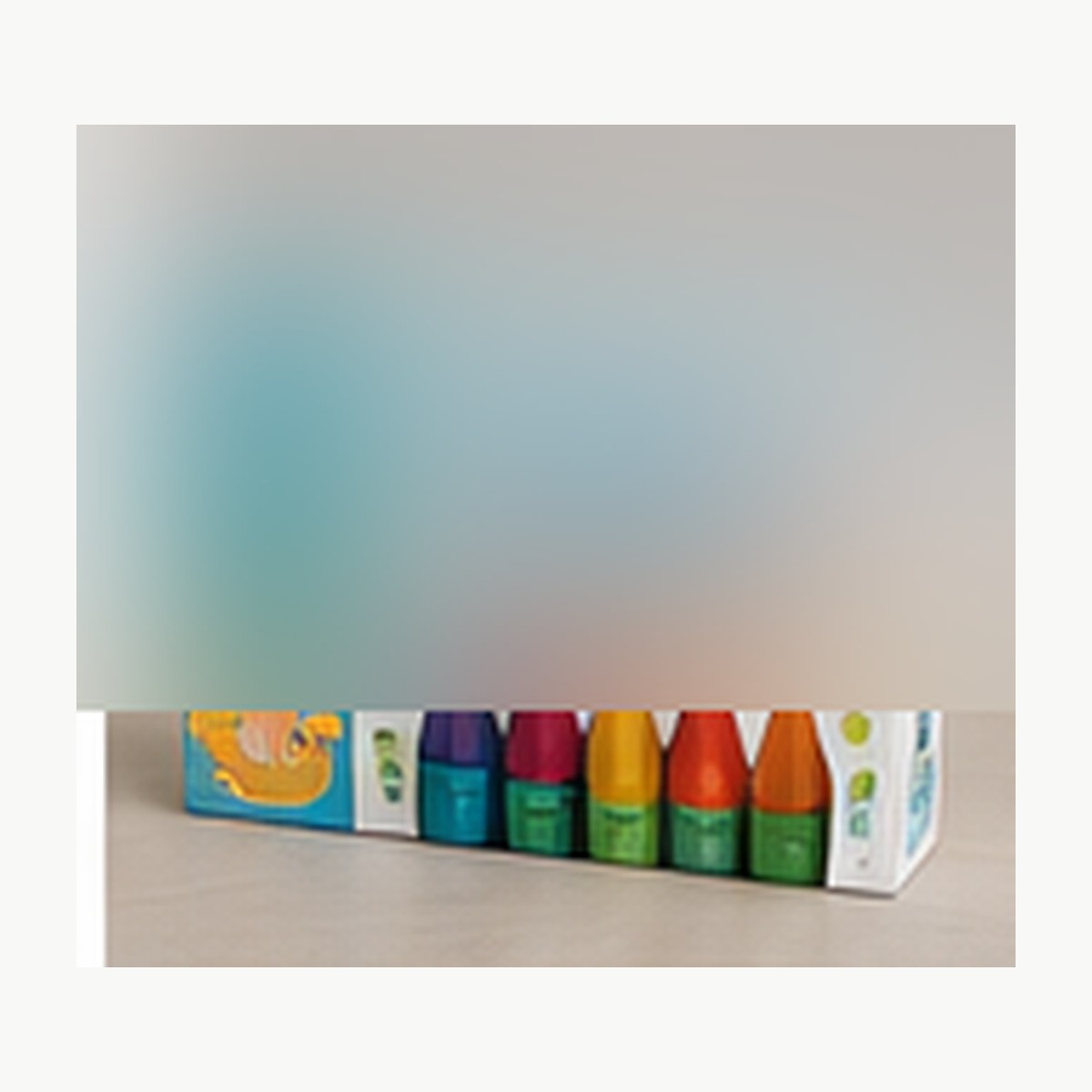 Illustrative image of colorful bath crayons