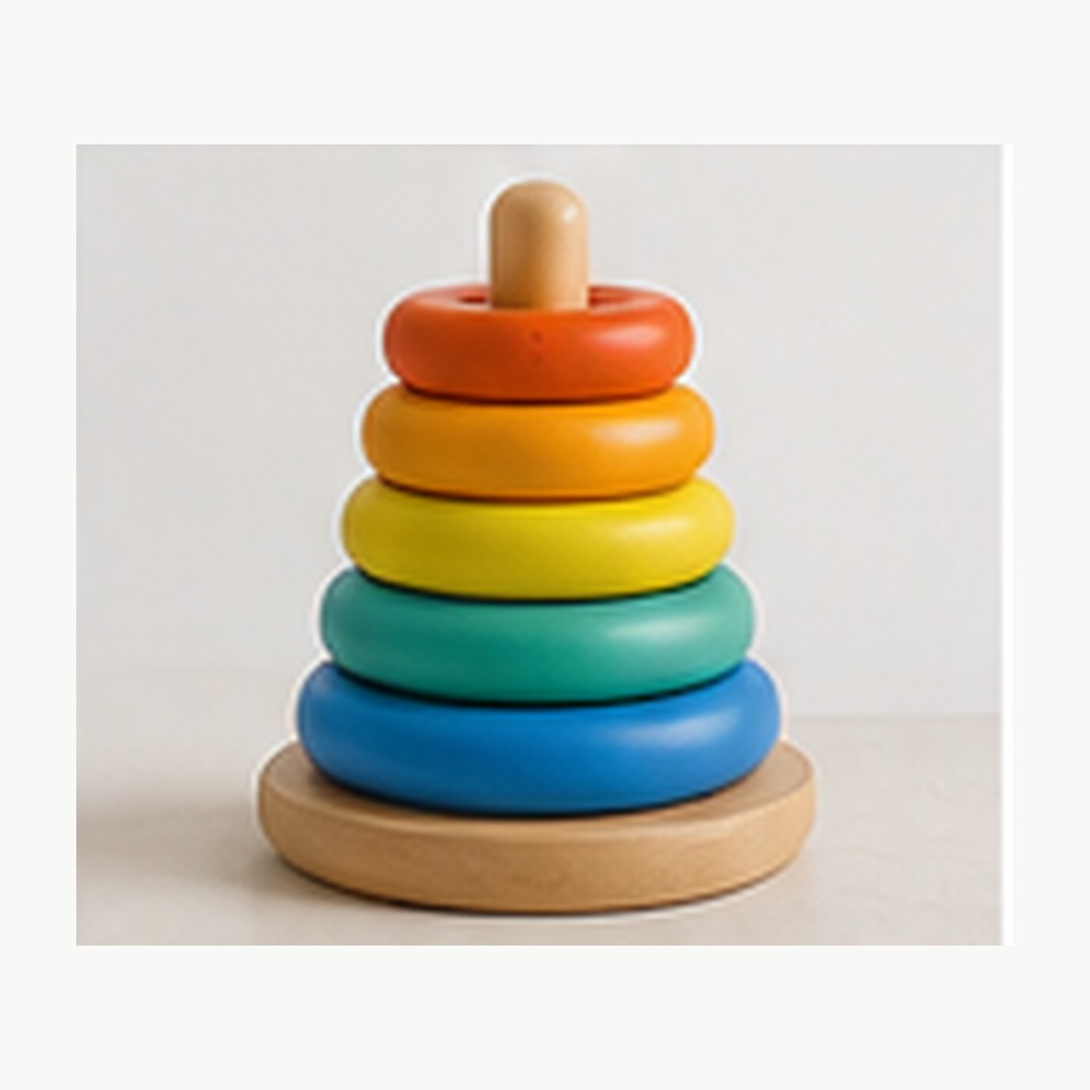 Illustrative image of colorful stacking cups
