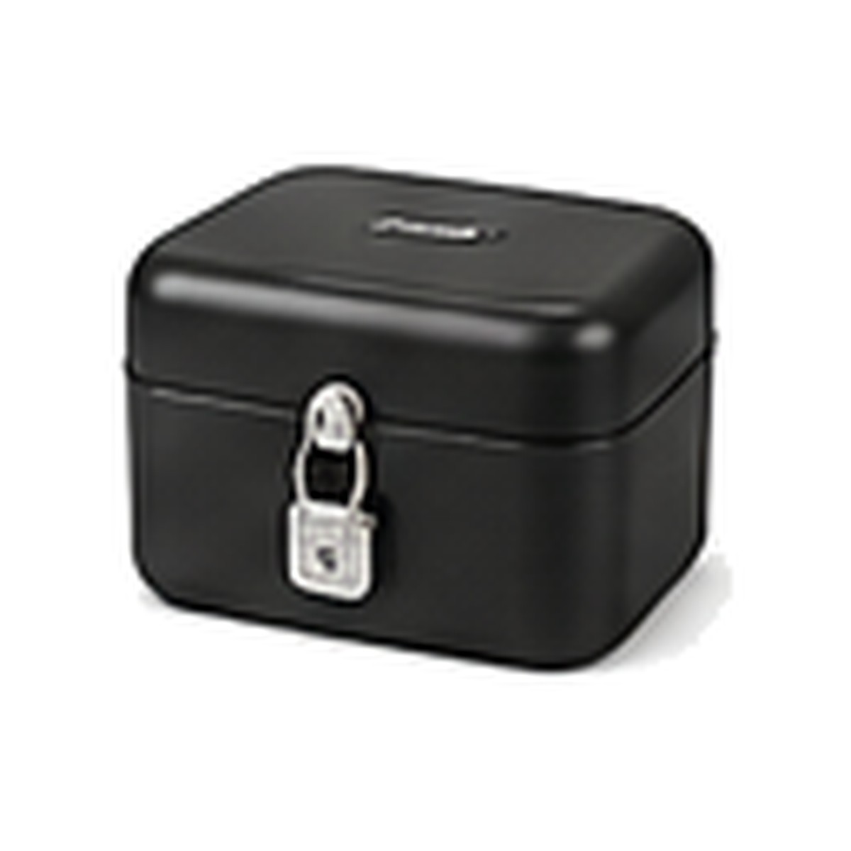 Illustrative image of a small lockable money box for children