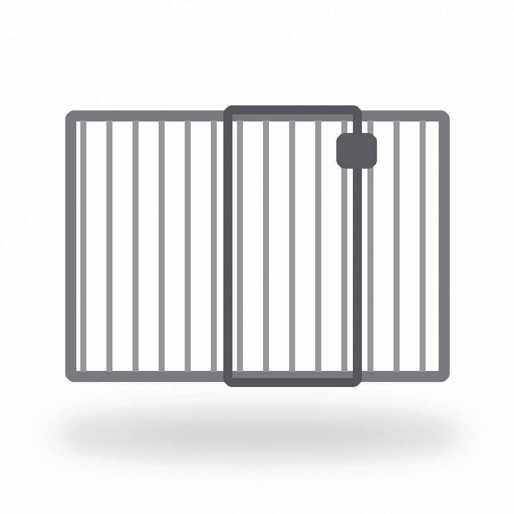 Illustrative image of Regalo Easy Step Baby Gate