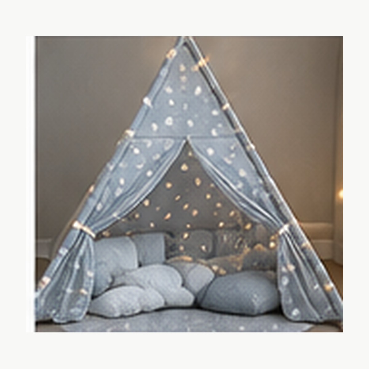 Illustrative image of a small indoor play tent