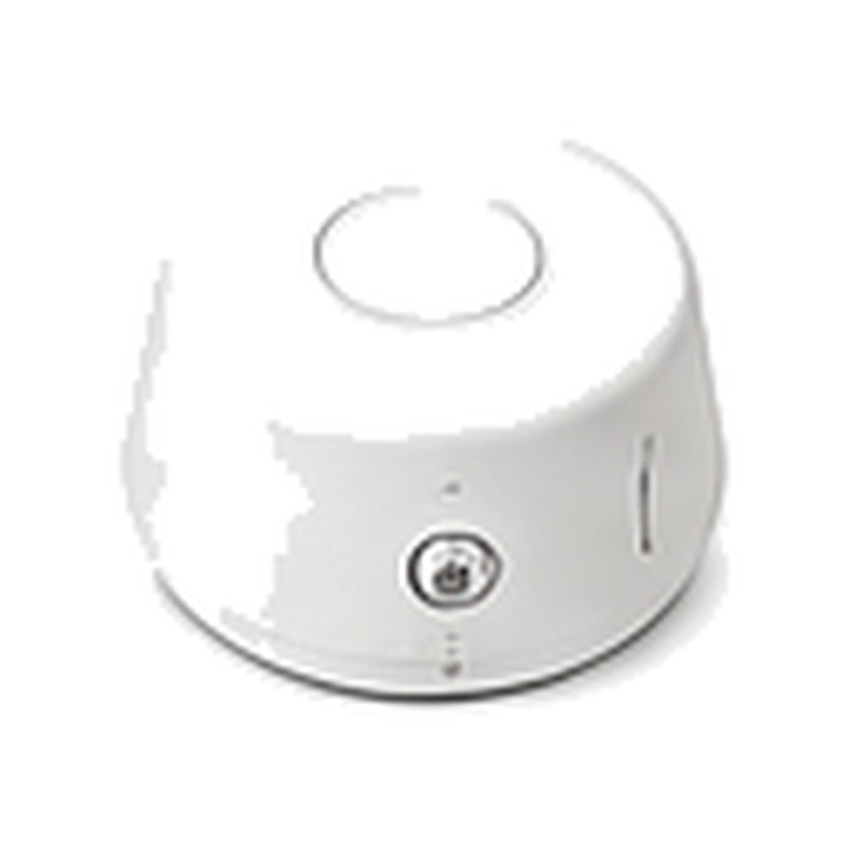 Illustrative image of a compact white-noise sound machine