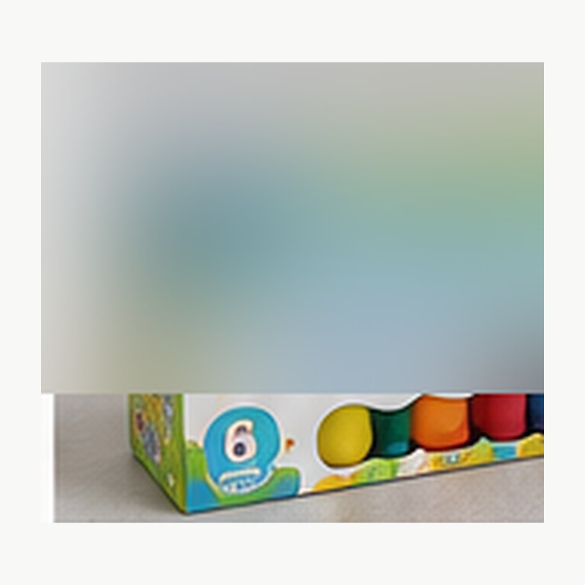 Illustrative image of washable finger paint supplies