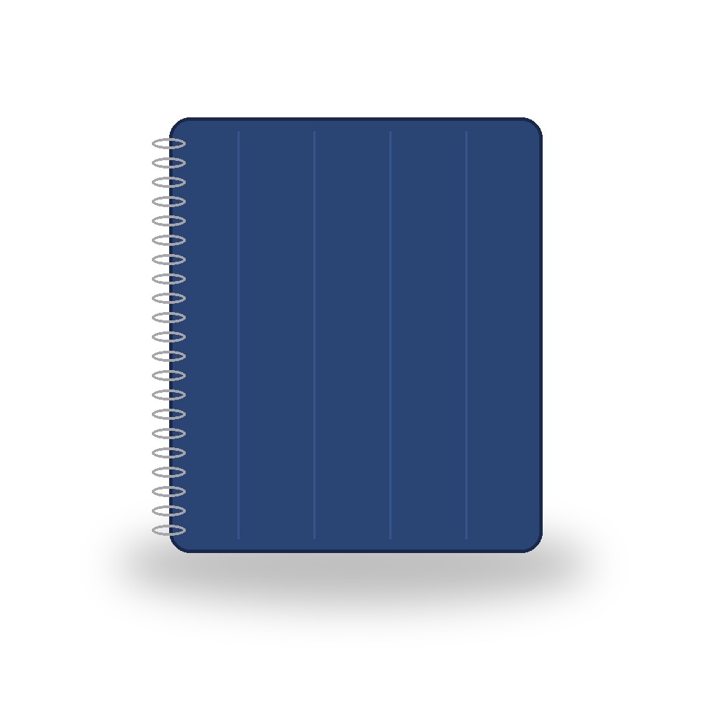 Illustrative image of Five Star Spiral Notebook + Study App, 5 Subject, College Ruled, 200 Sheets