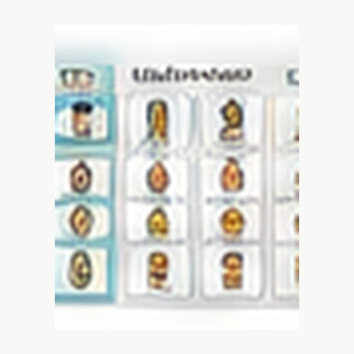 Illustrative image of a visual routine schedule board