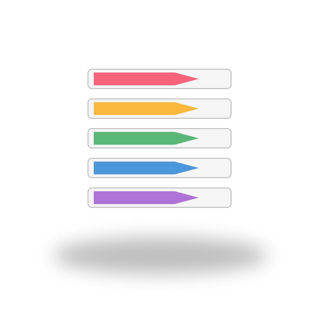 Illustrative image of Post-it Flags Assorted Colors Combo Pack, 320 Flags