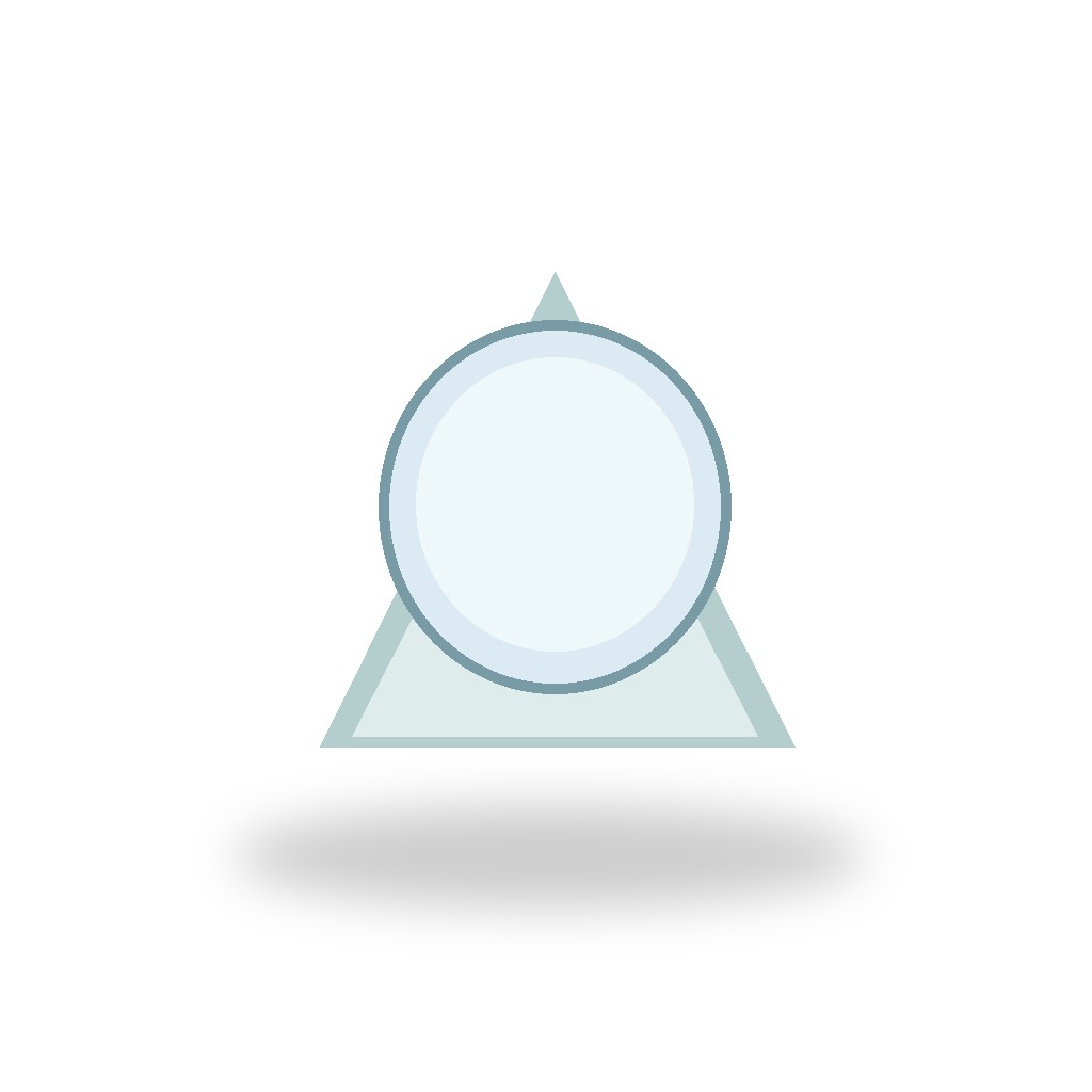 Illustrative image of a padded tummy-time floor mirror