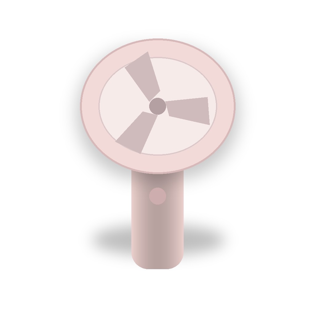 Illustrative image of a handheld fan